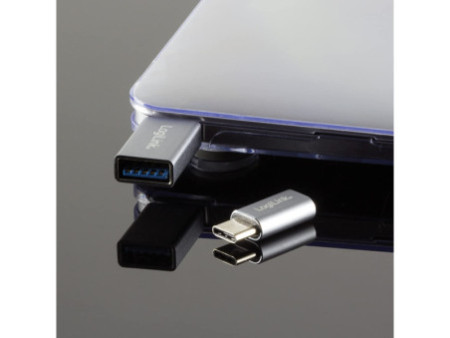 LogiLink kit d'adaptateur USB-C, 2 pièces, argent