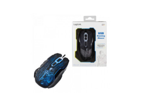 LogiLink Souris optique Gaming, sans fil, noir