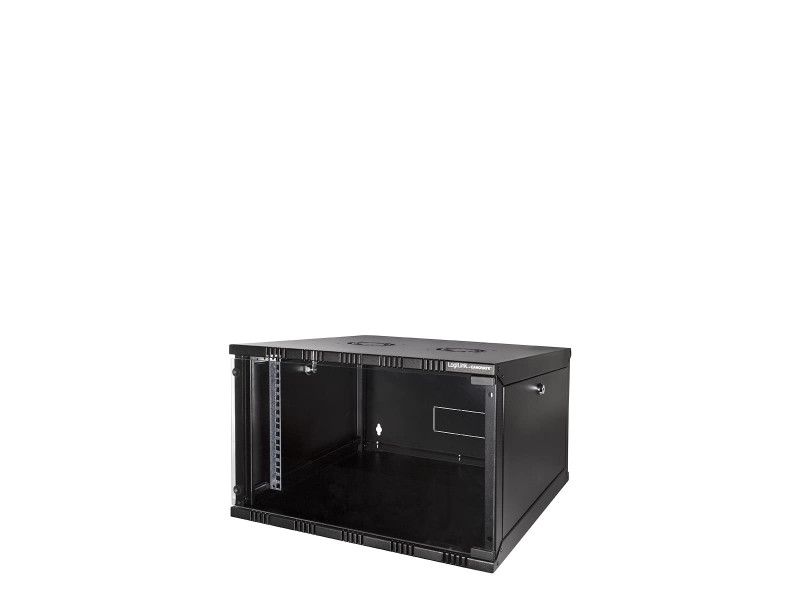LogiLink Coffret mural 19', démonté, 6 U, noir