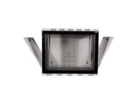 LogiLink Coffret mural 19', démonté, 6 U, gris clair
