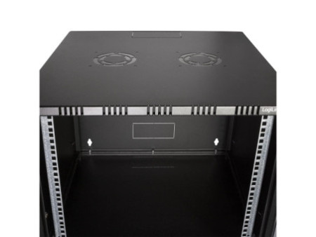 LogiLink Coffret mural 19', démonté, 9 U, noir