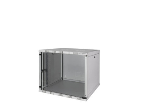 LogiLink Coffret mural 19', démonté, 9 U, gris clair