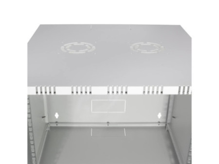 LogiLink Coffret mural 19', démonté, 9 U, gris clair