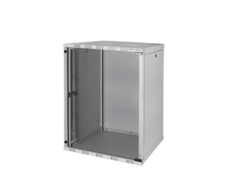 LogiLink Coffret mural 19', démonté, 15 U, gris clair