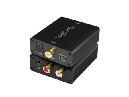 LogiLink Convertisseur audio, numérique vers analogique,