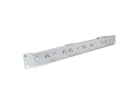LogiLink Passe-câbles 19', 1 U, avec 5 crochets flexibles,