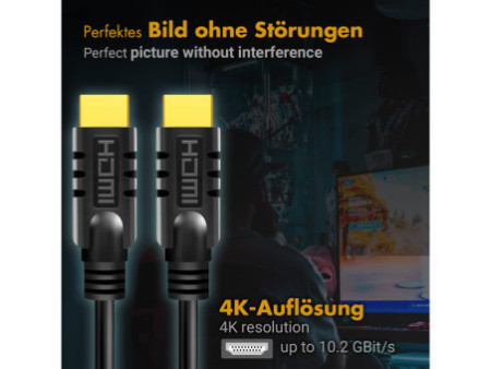 LogiLink Câble actif HDMI High Speed pour écran, 10,0 m