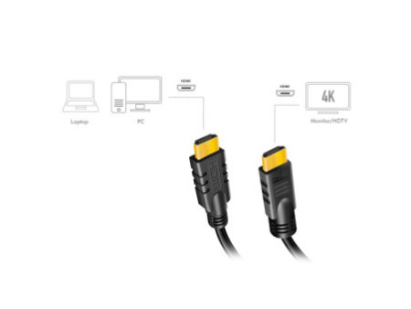 LogiLink Câble actif HDMI High Speed pour écran, 10,0 m