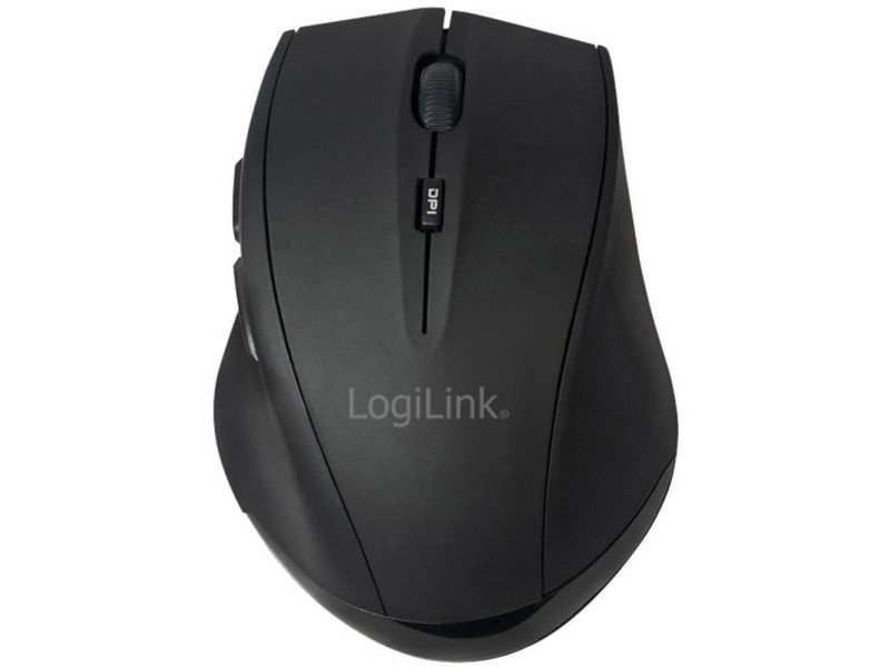 LogiLink Souris laser bluetooth, sans fil, noir