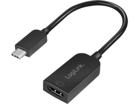 LogiLink Câble adaptateur USB-C - HDMI, noir