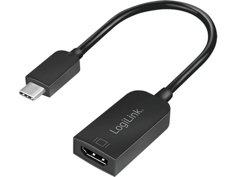 LogiLink Câble adaptateur USB-C - HDMI, noir
