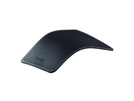 LogiLink Tapis de souris dans un design en cuir, noir