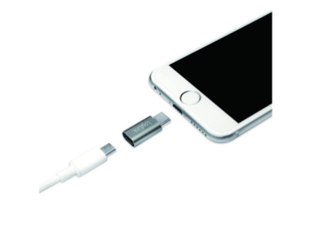 LogiLink Adaptateur USB, USB-C mâle - micro USB femelle