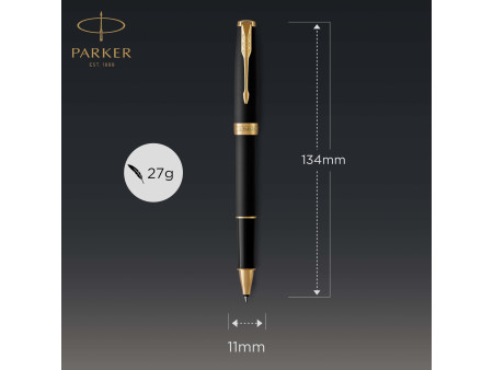 PARKER Stylo roller SONNET Noir Mat G.T.