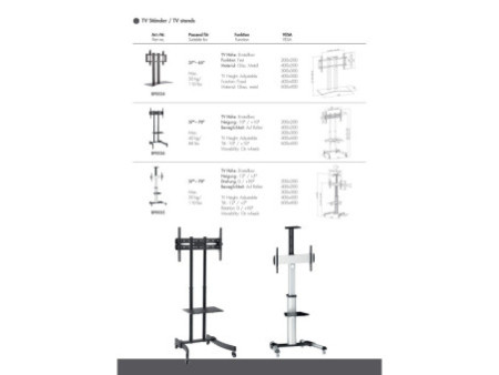 LogiLink Support mural pour TV, plat, pour 81,28 à 139