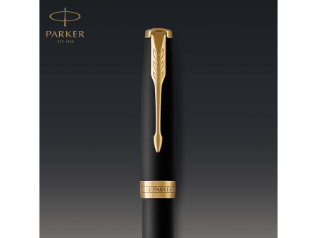PARKER Stylo roller SONNET Noir Mat G.T.