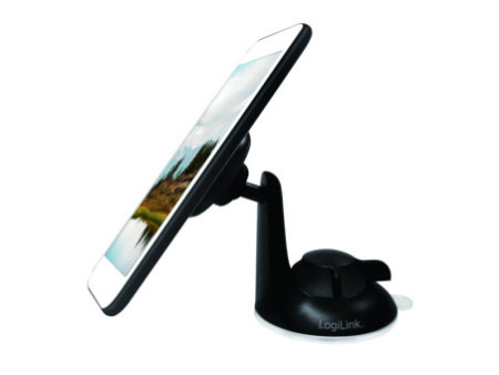 LogiLink Support magnétique de smartphone pour voiture, noir