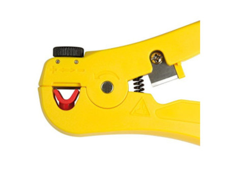LogiLink Pince à dénuder avec coupe-câble, en ABS, jaune