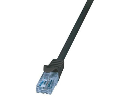 LogiLink Câble Patch EconLine, cat.6A, U/UTP, 1,5 m, noir