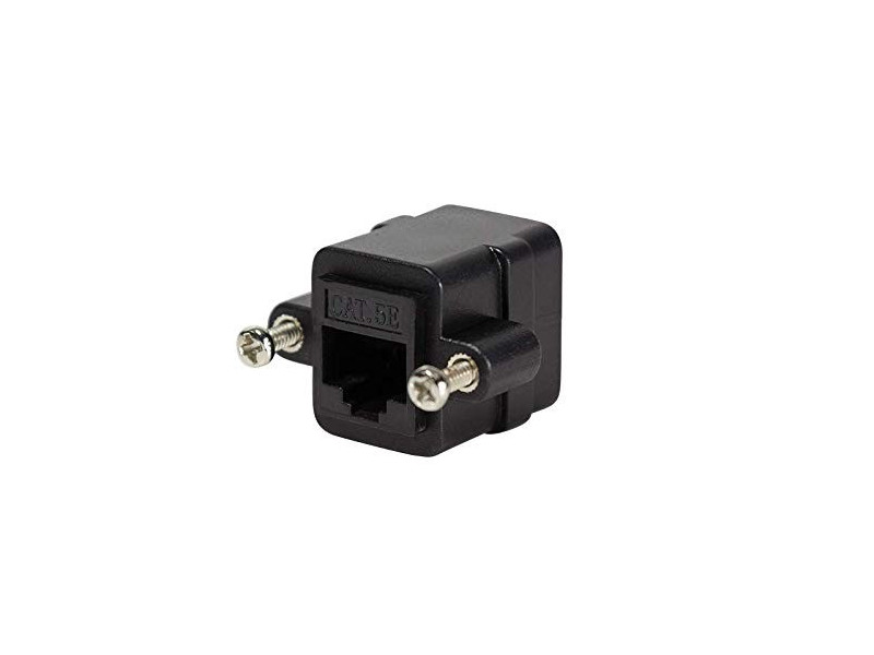 LogiLink Connecteur de câbles Patch à bride, Cat.5, noir