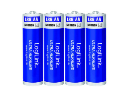 LogiLink Pile alcaline 'Ultra Power', Mignon (AA/LR6)