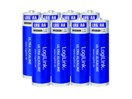 LogiLink Pile alcaline 'Ultra Power', Mignon (AA/LR6)