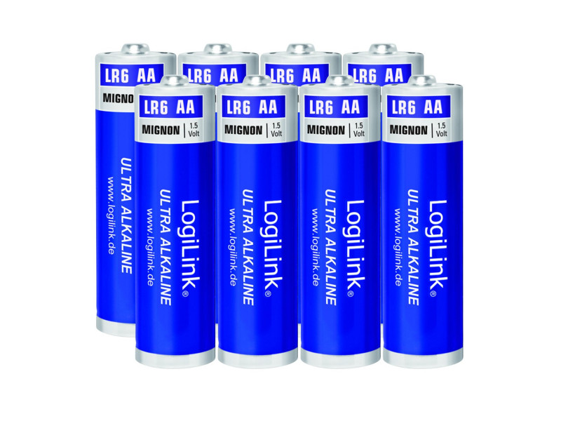 LogiLink Pile alcaline 'Ultra Power', Mignon (AA/LR6)