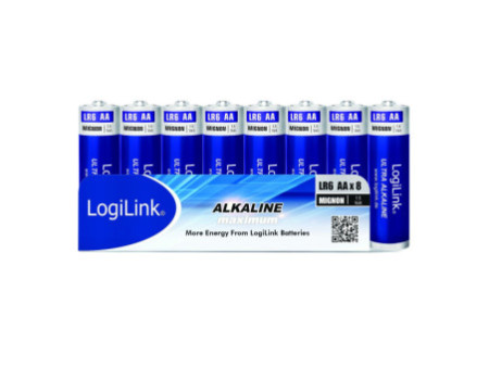 LogiLink Pile alcaline 'Ultra Power', Mignon (AA/LR6)