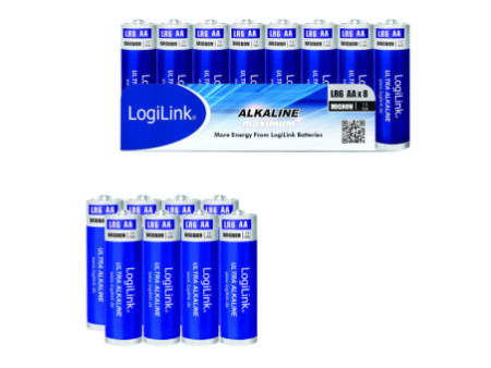 LogiLink Pile alcaline 'Ultra Power', Mignon (AA/LR6)