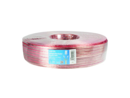 LogiLink Câble pour haut-parleurs, 2 x 1,5 mm2, 100 m