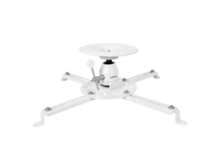LogiLink Support de plafond pour vidéoprojecteur, blanc