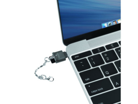 LogiLink Lecteur de cartes USB 2.0, porte-clé, noir