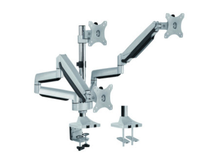 LogiLink Bras support pour écran, aluminium, triple