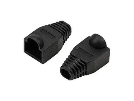 LogiLink Manchon de protection pour connecteur RJ45, noir