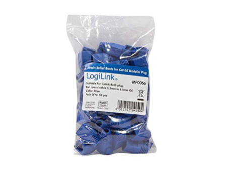 LogiLink Manchon de protection pour connecteur RJ45, bleu