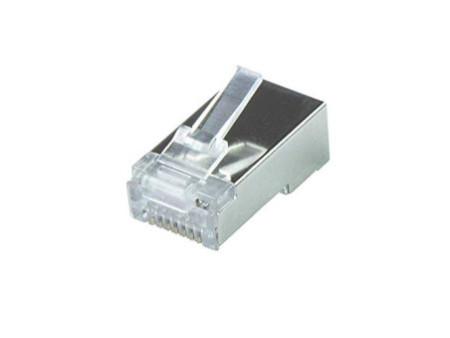 LogiLink Connecteur modulaire RJ45 Cat.6A, blindé, argent