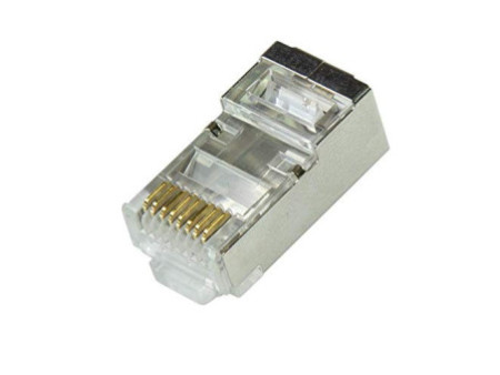 LogiLink Connecteur modulaire RJ45 Cat.6A, blindé, argent
