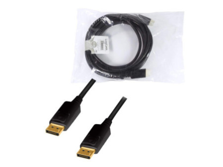 LogiLink Câble de connexion DisplayPort, noir, 5,0 m