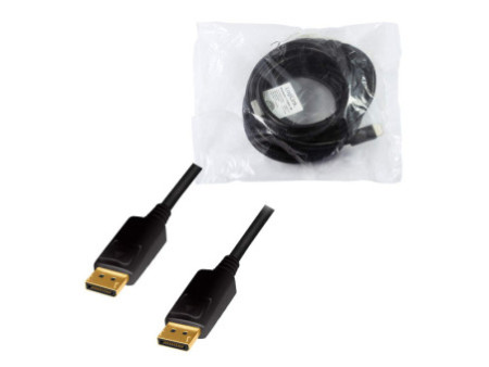 LogiLink Câble de connexion DisplayPort, noir, 10,0 m