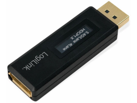LogiLink Testeur DisplayPort pour information EDID, noir
