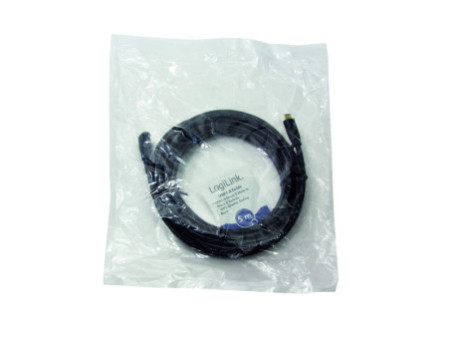 LogiLink Câble de rallonge micro USB 2.0, 5,0 m, noir