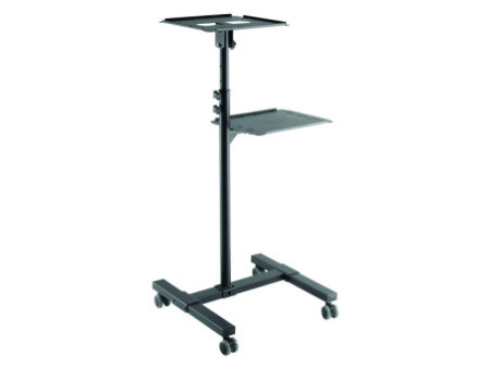 LogiLink Chariot de projection multimédia acier, 2 niveaux
