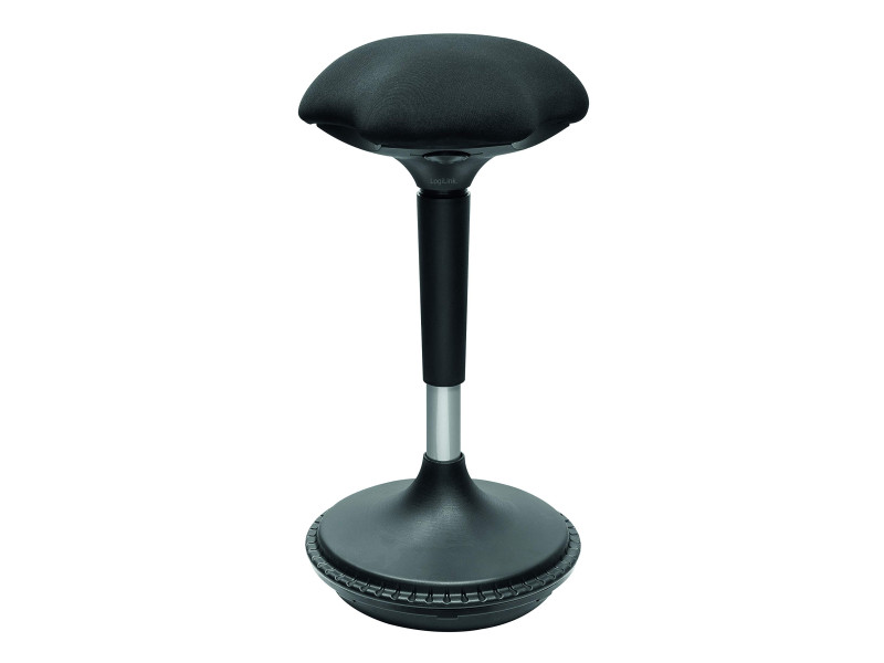 LogiLink Tabouret, hauteur réglable, noir