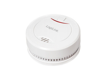 LogiLink Détecteur de fumée Longlife, avec batterie, blanc