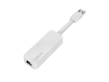 LogiLink Adaptateur USB 2.0 vers RJ45 Fast Ethernet, blanc