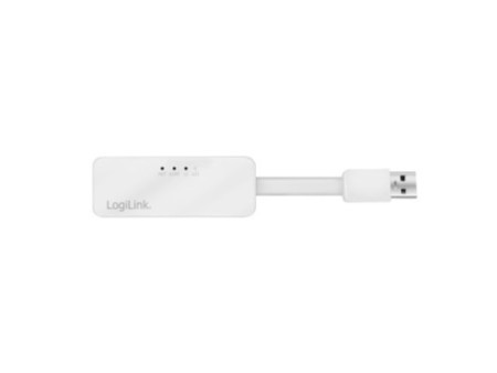 LogiLink Adaptateur USB 2.0 vers RJ45 Fast Ethernet, blanc