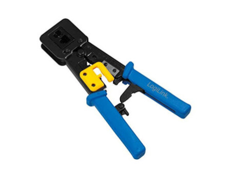 LogiLink Pince à sertir coupante, bleu / jaune
