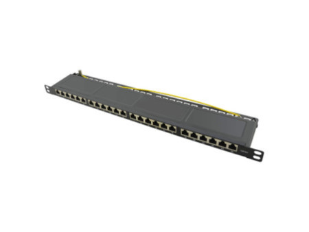 LogiLink Panneau de brassage 19' Cat.6A, 24 ports, 0,5 U