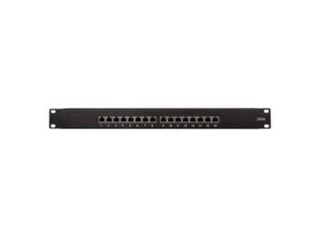 LogiLink Panneau de brassage 19' Cat.6A, 16 ports, 1 U