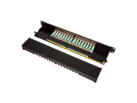 LogiLink Panneau de brassage 19' Cat.6A, 16 ports, 1 U